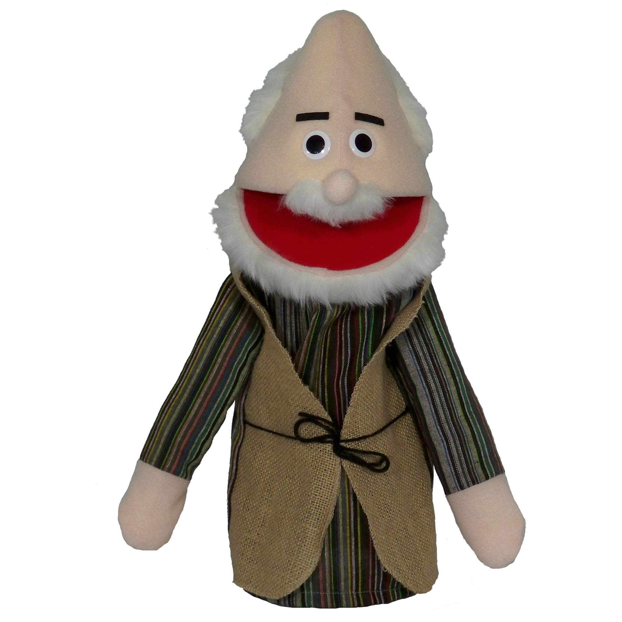 18 Inch Noah or Old Man Puppet - Realistic Hand Puppet for Storytelling, Puppet Shows, and Educational Activities - Perfect for Kids, Teachers, and Entertainers