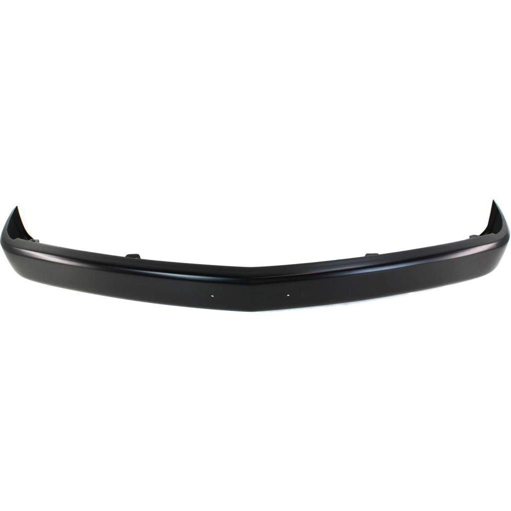 2000 Chevy Tahoe Front Bumper Replacement - Painted Black with Face Bar & License Plate Holes | OEM GM1002168 & 15607509 | Perfect for Off-Roading & Daily Driving