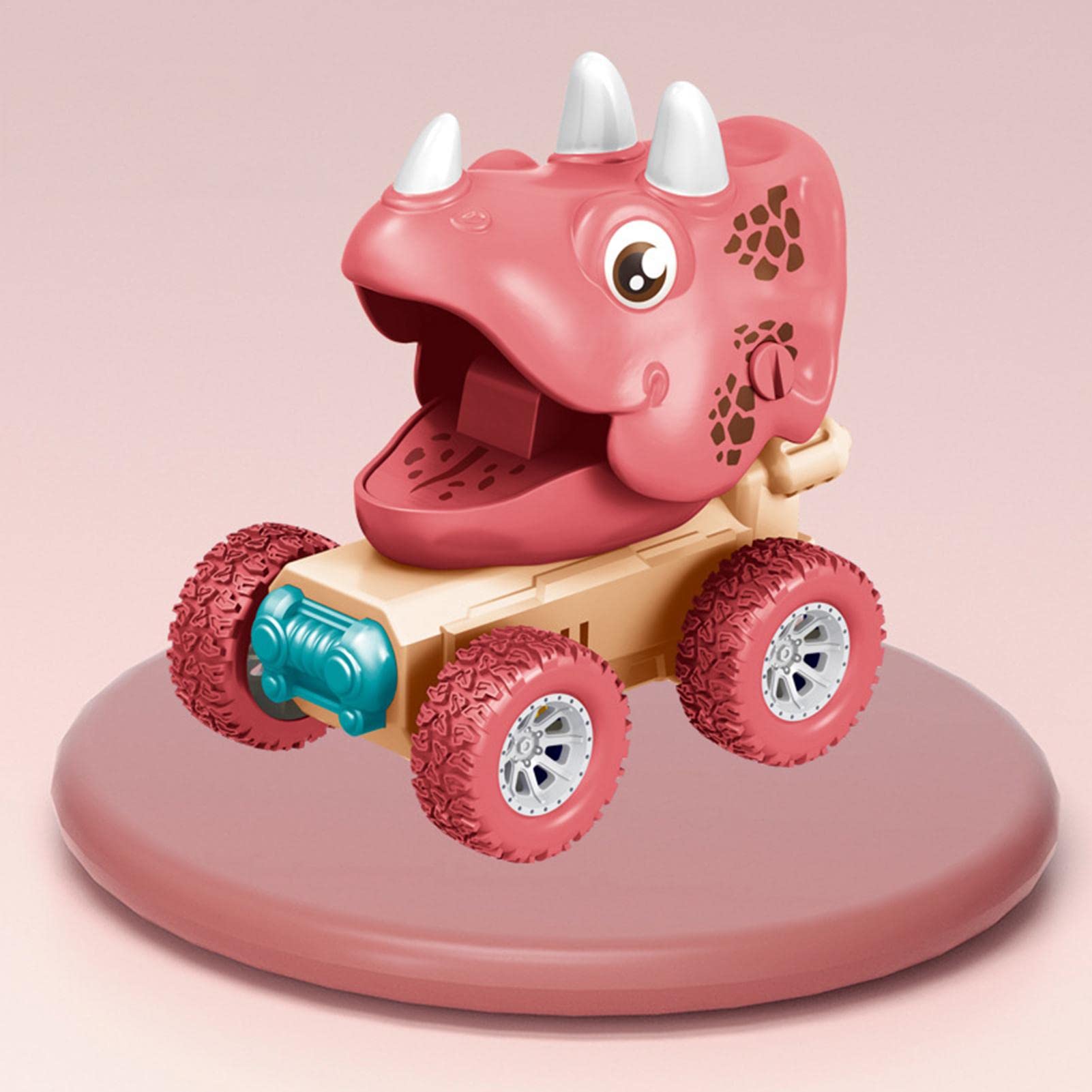Dinosaur Monster Truck Toy for Kids Ages 3-8 | Press & Play Dino Car with Sound Effects | Fun Educational Toy for Boys & Girls | Perfect for Birthday Gifts & Pretend Play