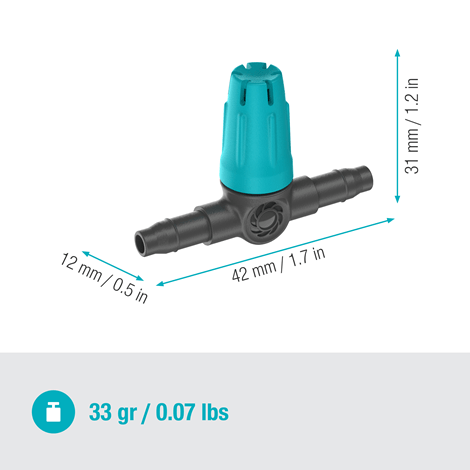 Gardena Small Area Spray Nozzle 13316 - Adjustable Watering Tool for Gardens, Lawns & Flower Beds | Perfect for Precise Plant Watering & Gentle Cleaning