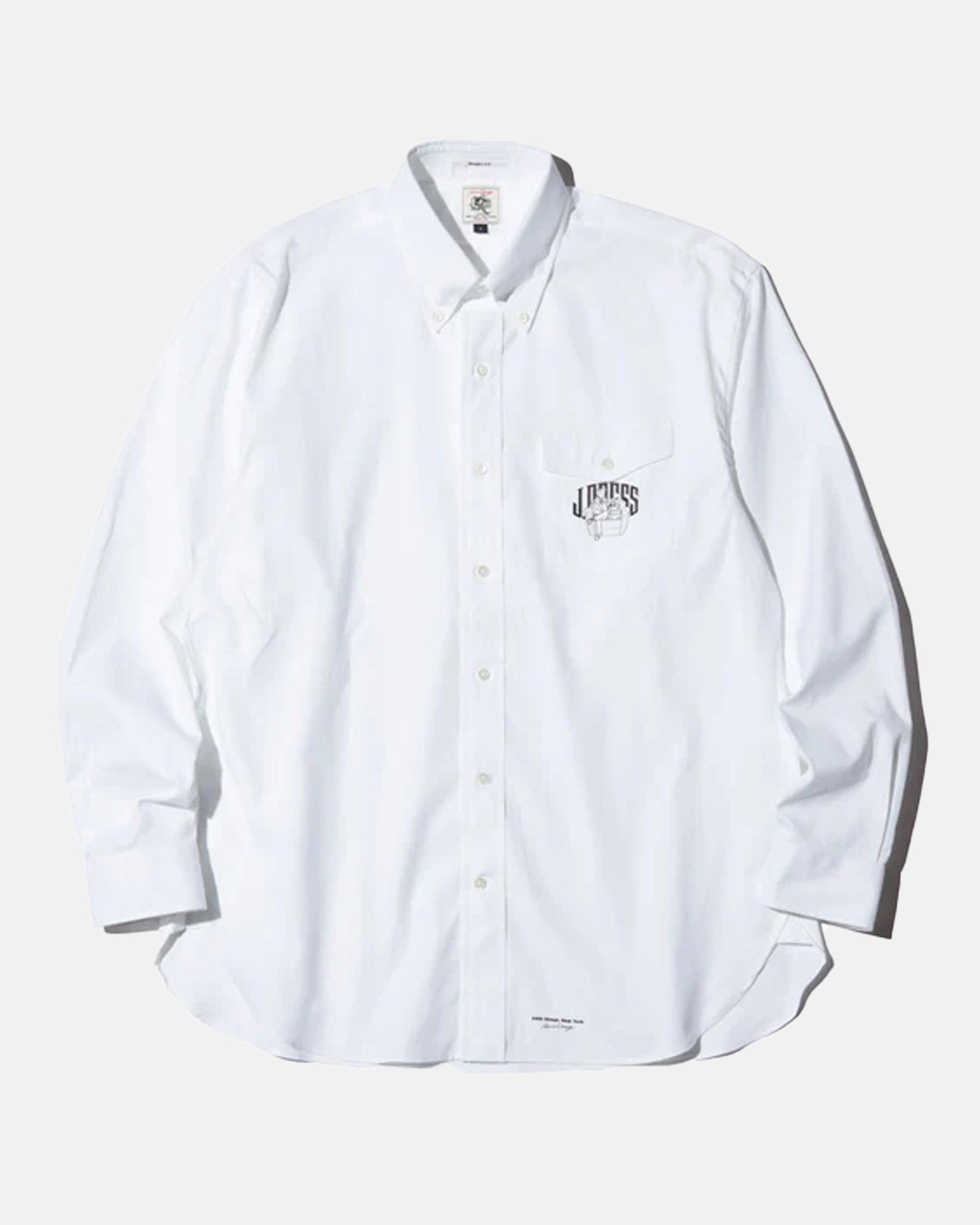 J. PRESS x AARON CHANG Men's Baggy Fit Oxford Shirt - Casual Button Down Shirt for Men, Relaxed Fit, Breathable Cotton, Classic Style - Perfect for Office, Business Casual, and Weekend Outings