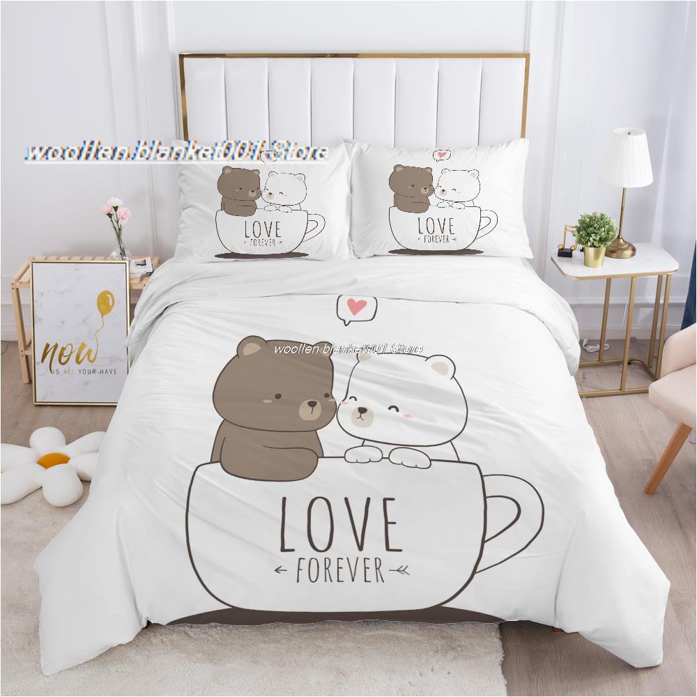 Soft & Cozy Teddy Bear Bedding Set - Premium Comfort for Kids & Adults | Perfect for Nursery, Bedroom Decor & Gift Giving
