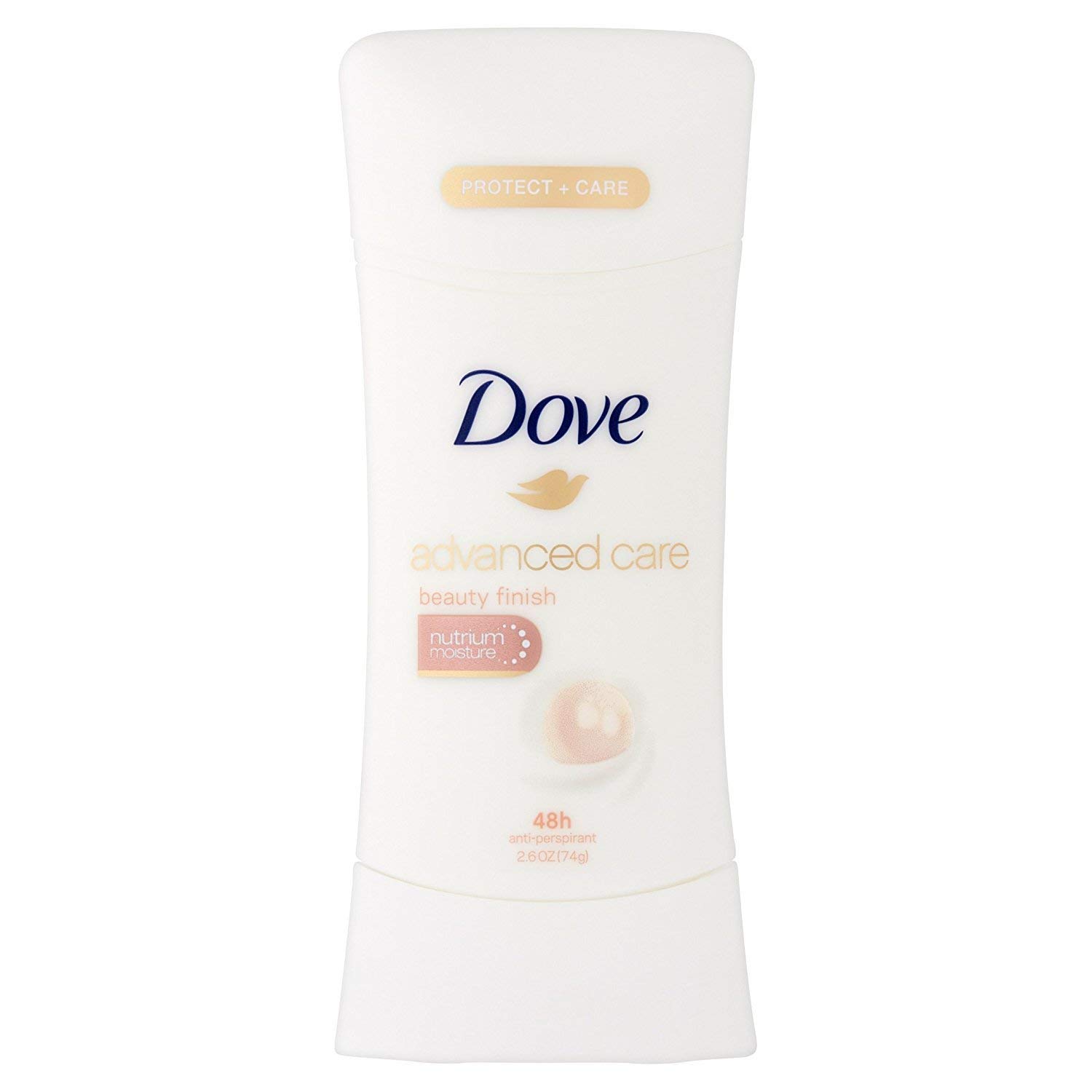 Dove Advanced Care Antiperspirant Deodorant for Women, Beauty Finish, 2.6 Oz (Pack of 4) - 48 Hour Odor & Wetness Protection, Aluminum Free - Perfect for Gym, Work & Everyday Freshness