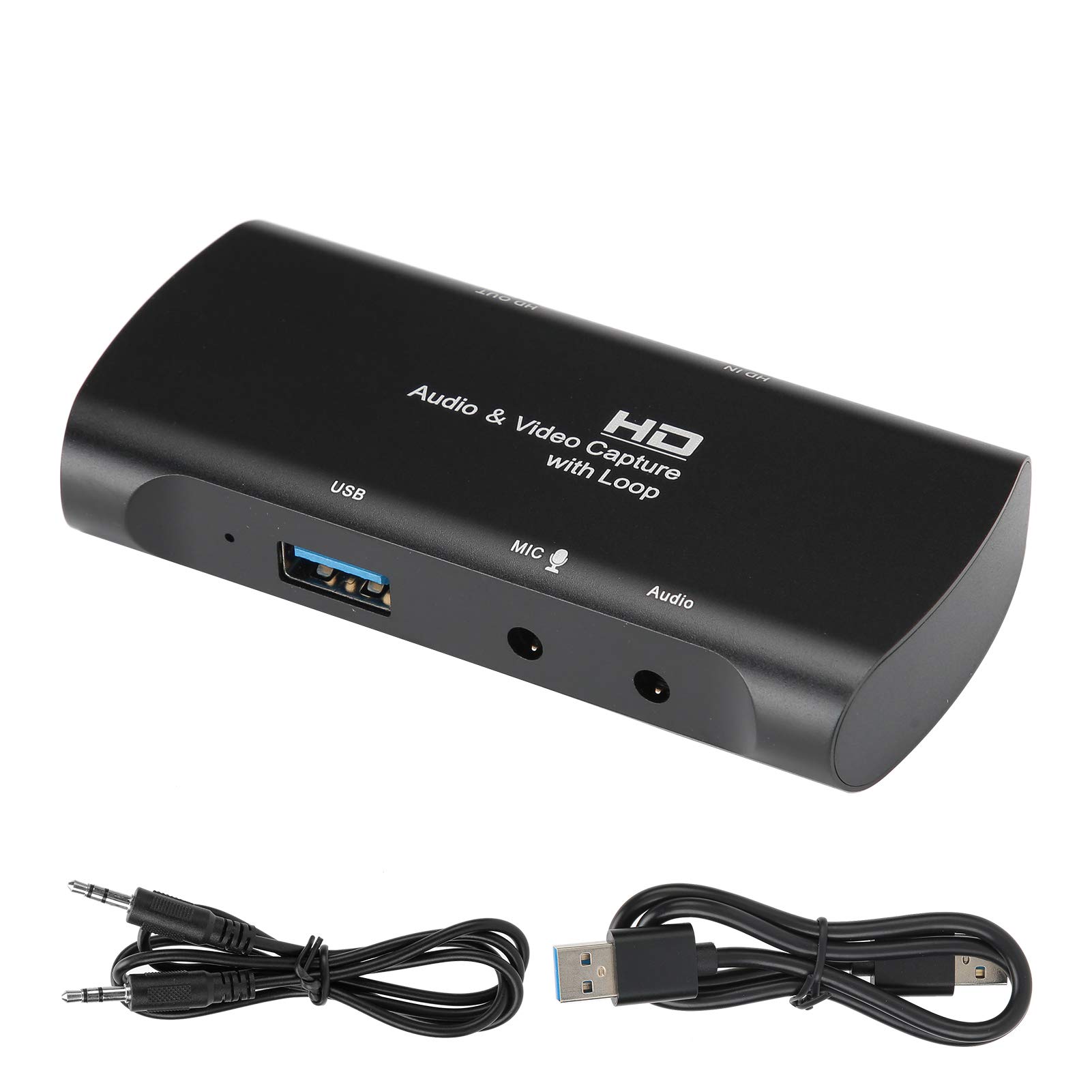 Ciciglow Z27 4K Video Capture Card with Loop Out - 1080P/4K HDMI Audio Video Recorder for Streaming, Gaming & Recording - Perfect for Twitch, YouTube & Live Broadcasts