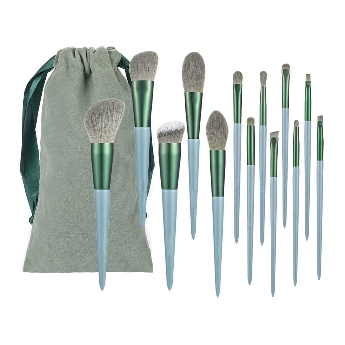 13PCS Professional Makeup Brush Set for Foundation, Concealer, Blush & Eyeshadow - Soft Synthetic Bristles Cosmetic Tools for Flawless Makeup Application at Home or Salon