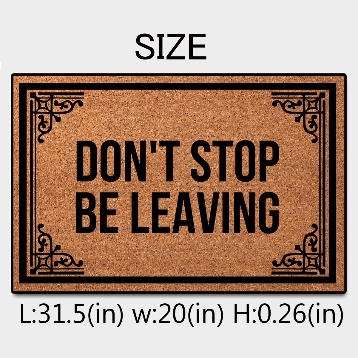 Non-Slip Welcome Mat for Front Door - 31.5