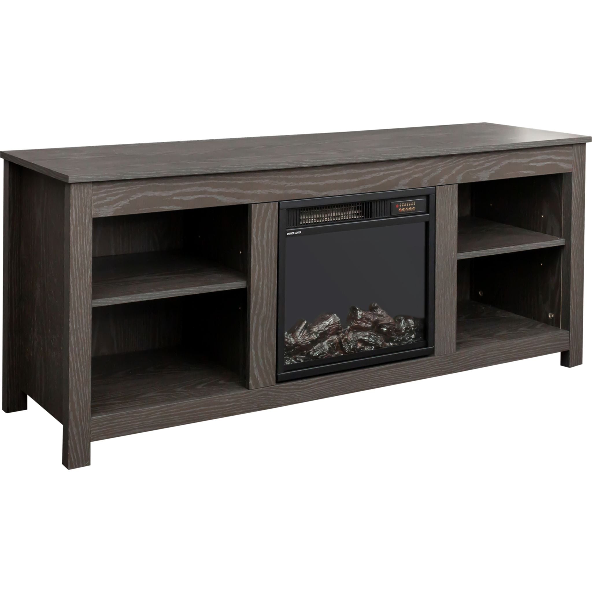 Modern Brenna TV Stand with Electric Fireplace - Stylish Entertainment Center for Living Room, Bedroom & Home Theater - Perfect for Cozy Winter Nights & Home Decor