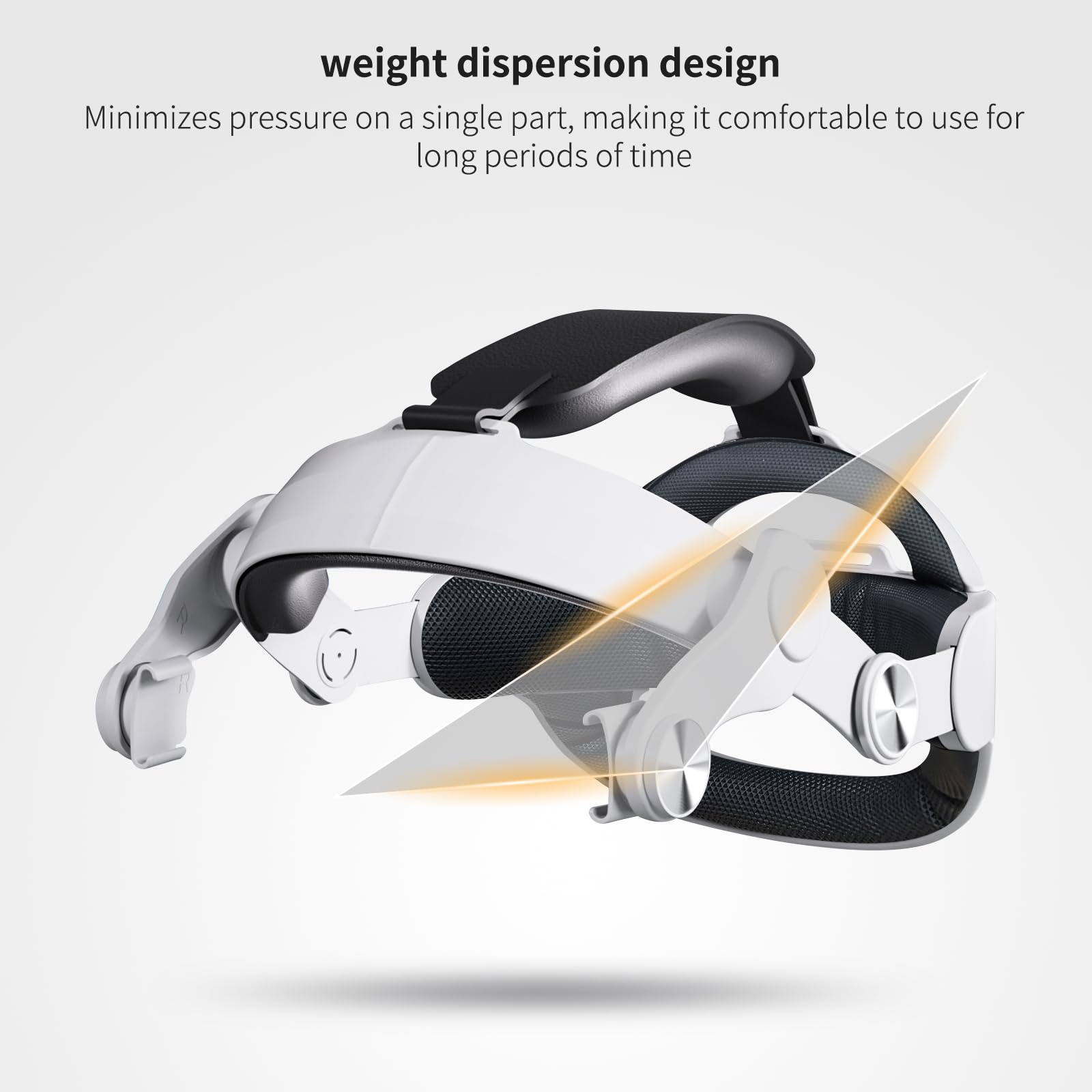 G-STORY Adjustable Comfort Head Strap for Apple Vision Pro VR Headset - Soft Cushion Lightweight Replacement Strap Reduces Facial Pressure | Perfect for Gaming, Movies & Virtual Reality Experiences