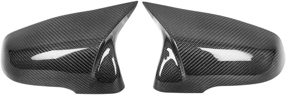 M Style Mirror Cover Caps for BMW F22 F23 F30 F32 F33 F87 2/3/4 Series (2012-2018) - M Inspired Design Replacement Mirror Caps - Perfect for Car Upgrades & Customization