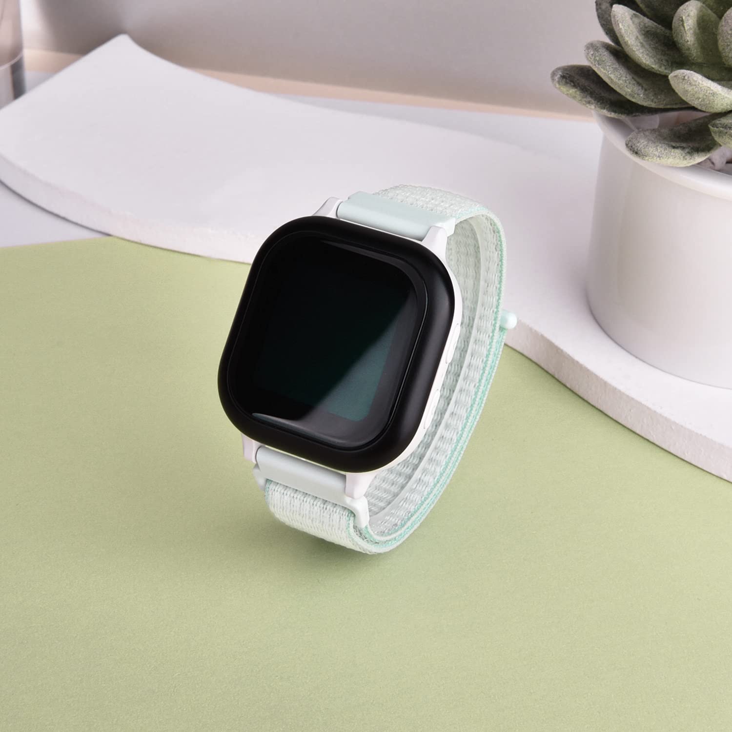JOHEXI Gizmo Watch Band Replacement for Kids - Breathable Hook and Loop Nylon Smartwatch Strap Compatible with Verizon Gizmo Watch 2 & 1 - Perfect Christmas Stocking Stuffers Gift for School, Play & Outdoor Activities