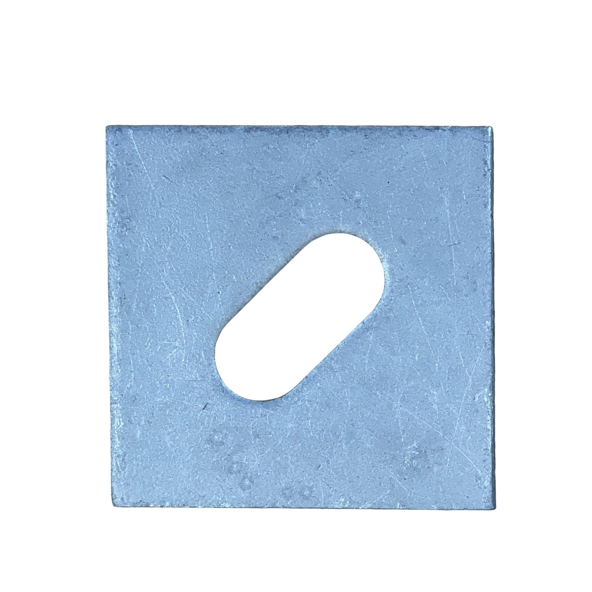 Galvanized Steel Square Plate Washer 3x3