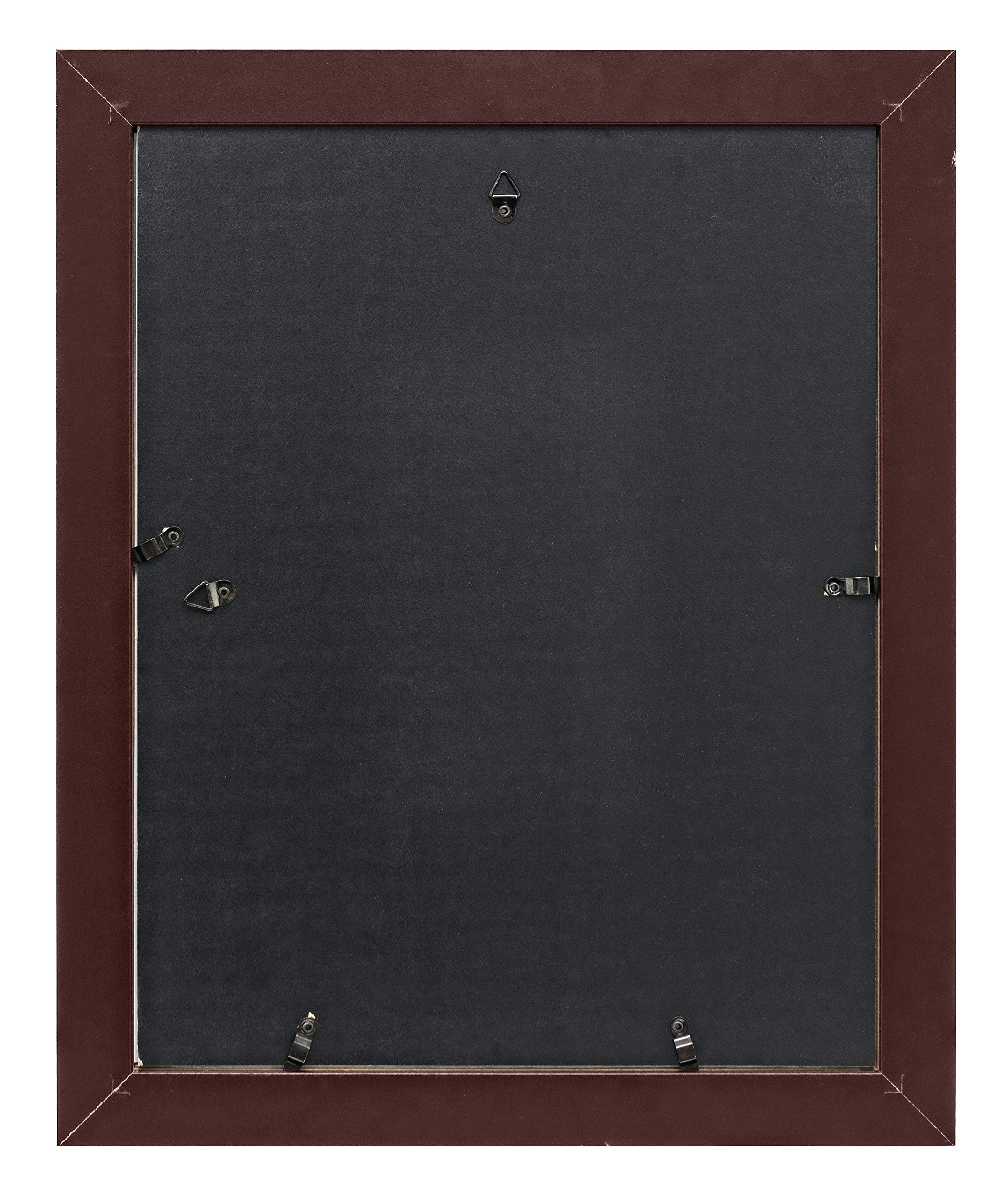 Kiera Grace Traditional 11x14 Inch Espresso Document Frames - Pack of 8 for Certificates, Diplomas & Photos | Perfect for Home, Office & School Decor