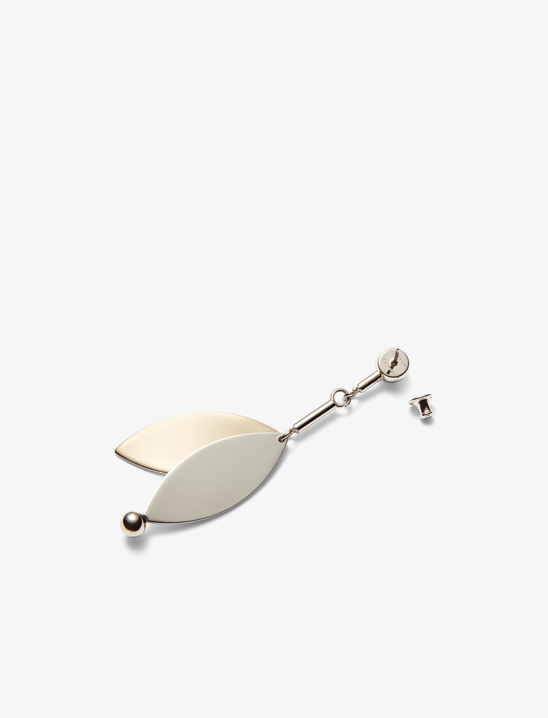 PS Small Leaf Earrings for Women - Dainty Silver & Gold Plated Stud Earrings - Perfect for Everyday Wear, Gift Giving & Boho Fashion