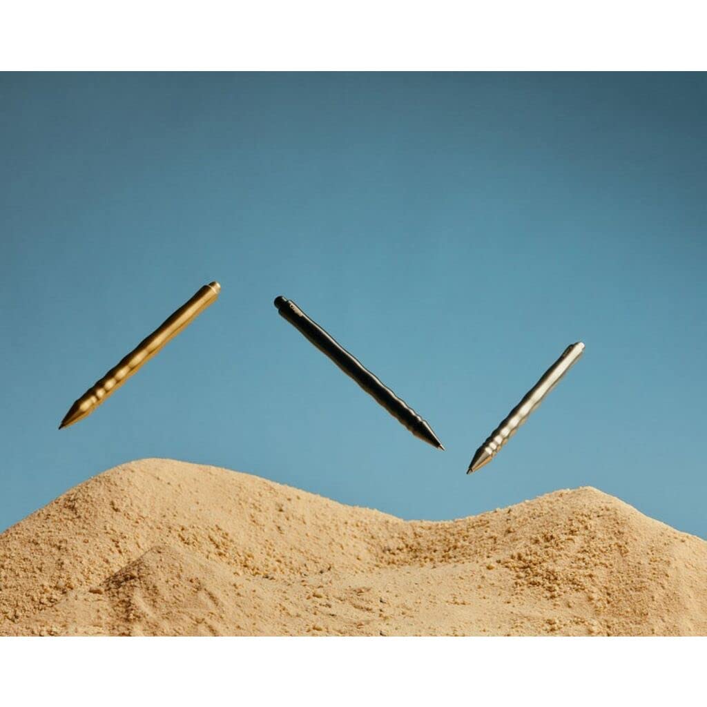 Craighill Kepler Pen - Premium Retractable Ballpoint Pen for Office Work, Journaling & Gifts - Sleek Metal Design with Smooth Writing & Refillable Ink - Vapor Black - Perfect for Professionals, Students & Everyday Carry
