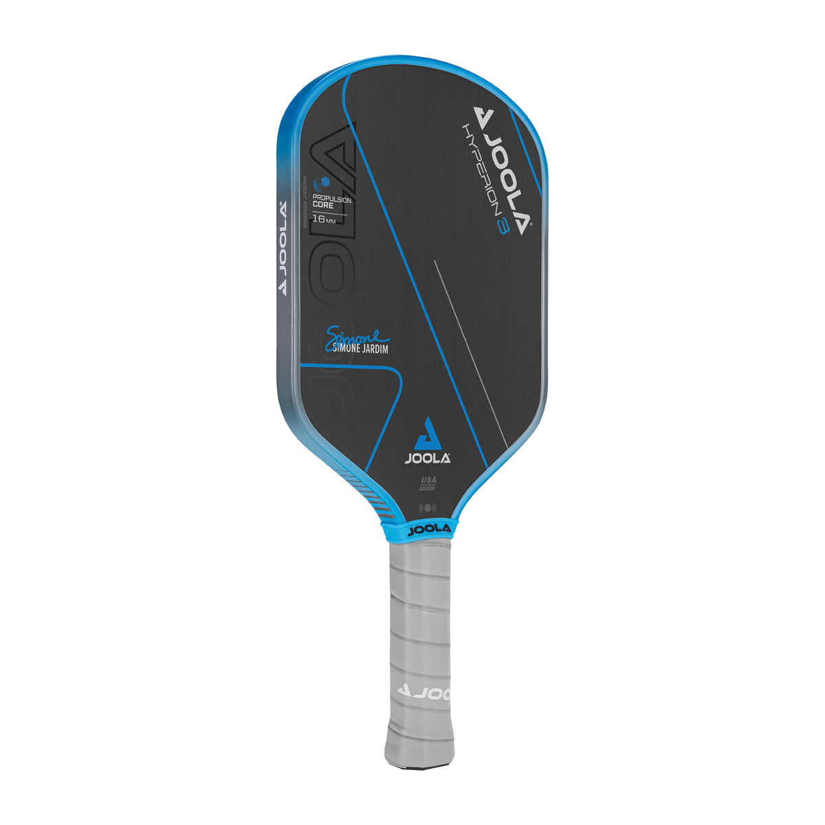 Joola Simone Jardim Hyperion 3 16mm Pickleball Paddle - Premium Carbon Fiber Paddle for Competitive Play & Outdoor Sports - Perfect for Tournaments, Backyard Games & Pickleball Enthusiasts