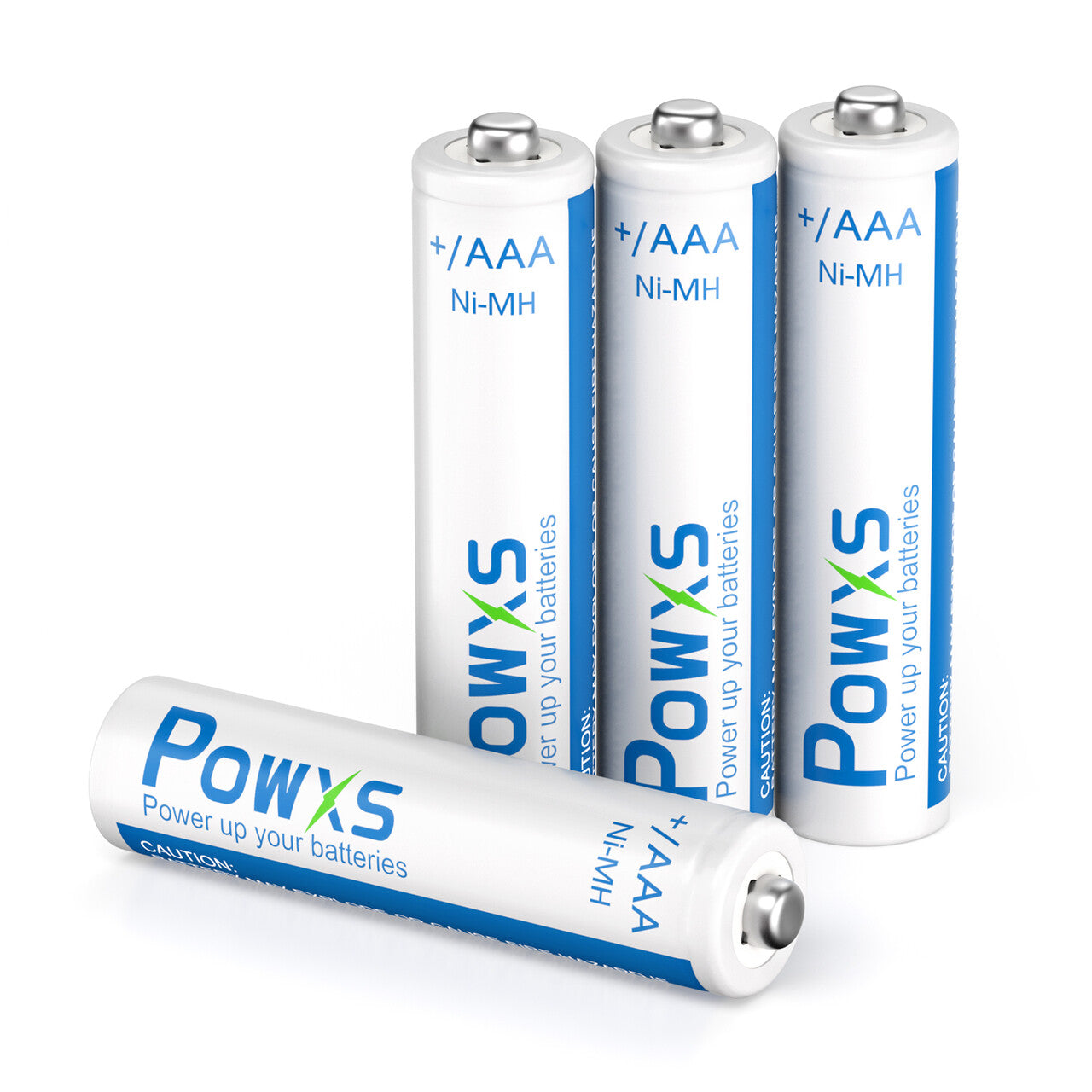 POWXS AAA NiMH Rechargeable Batteries 800mAh - High Capacity Battery Pack for Flashlights, Toys, Remote Controls & Electronic Devices - 8 Pack