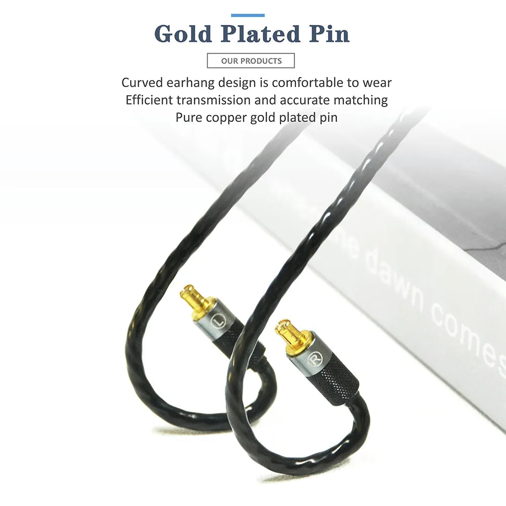 GUCraftsman 6N Single Crystal Copper Upgrade Cable for Audio-Technica ATH-LS200is LS300is LS400is E70 E50 LS70is A2DC Connector - High Fidelity Audio Replacement Wire for Enhanced Music Experience at Home/Studio/Travel