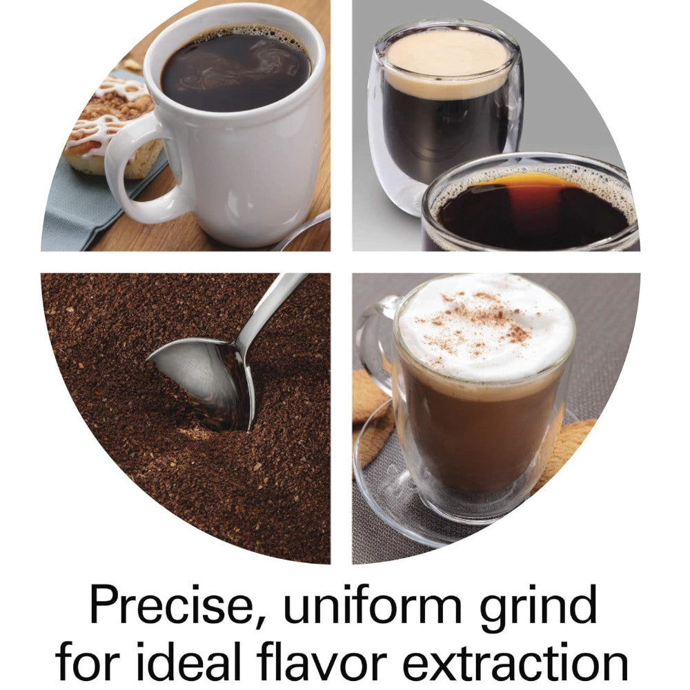 Hamilton Beach Professional 80405 Conical Burr Digital Coffee Grinder - Fresh Ground Coffee for Espresso, French Press & Drip Brewing - Perfect for Home & Office Use