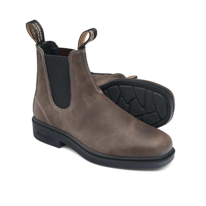 Blundstone 1395 Chelsea Boots - Steel Grey Leather Dress Boots for Men & Women | Comfortable & Stylish for Work, Casual Wear & Outdoor Activities