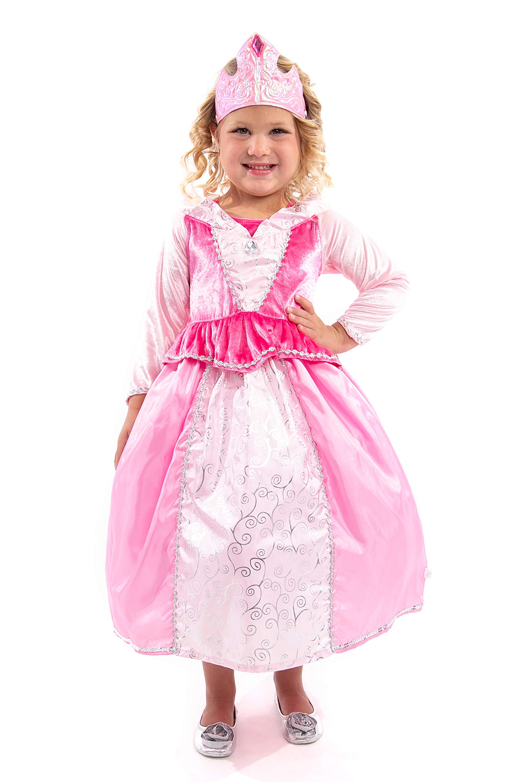 Little Adventures Soft Queen & Princess Crowns for Kids - Elegant & Comfortable Dress-Up Play Crowns for Birthday Parties, Halloween, Costumes & Pretend Play