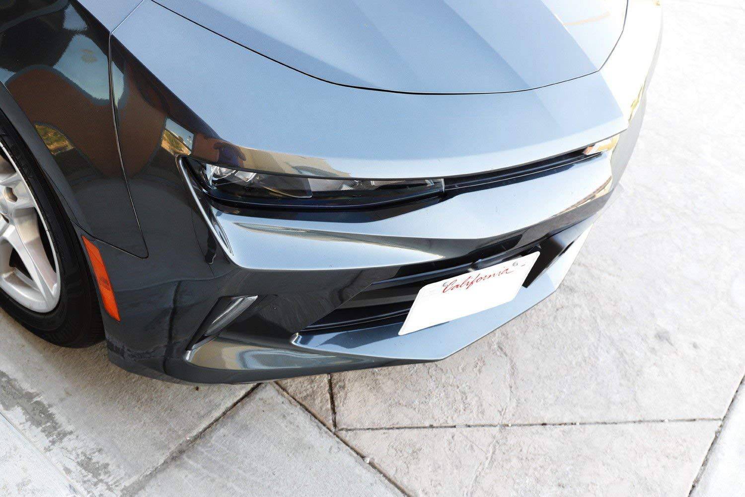 Chevy Camaro License Plate Mounting Kit & Relocator - Compatible with 2016-2023 Chevrolet Camaro - Front Bumper Installation for Custom Look