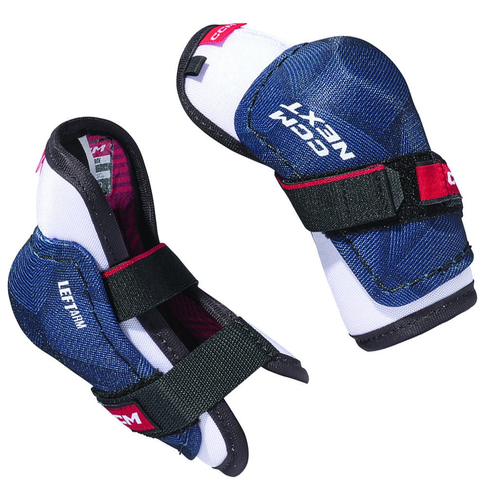 CCM Next Youth Ice Hockey Elbow Pads - Protective Gear for Young Players - Perfect for Practice & Games
