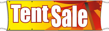 Large Outdoor Advertising Banner - Heavy Duty Waterproof Vinyl Tent Sale Sign for Business Promotion & Events | Perfect for Retail Stores, Flea Markets, and Outdoor Sales