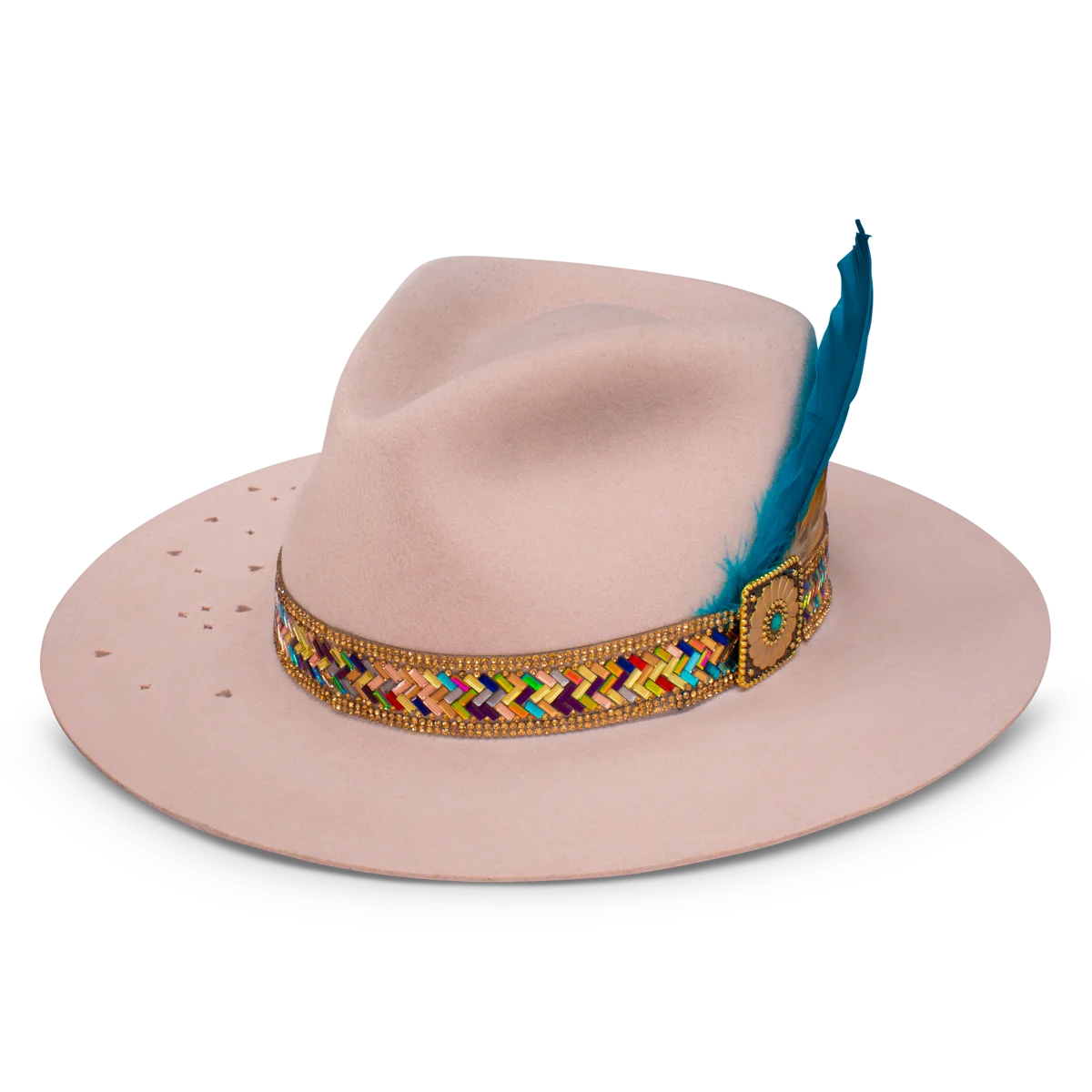 Charlie 1 Horse Lainey Wilson Hillbilly Hippie Wool Felt Cowgirl Hat for Women - Western Style Fashion Accessory for Country Concerts, Rodeos & Outdoor Events