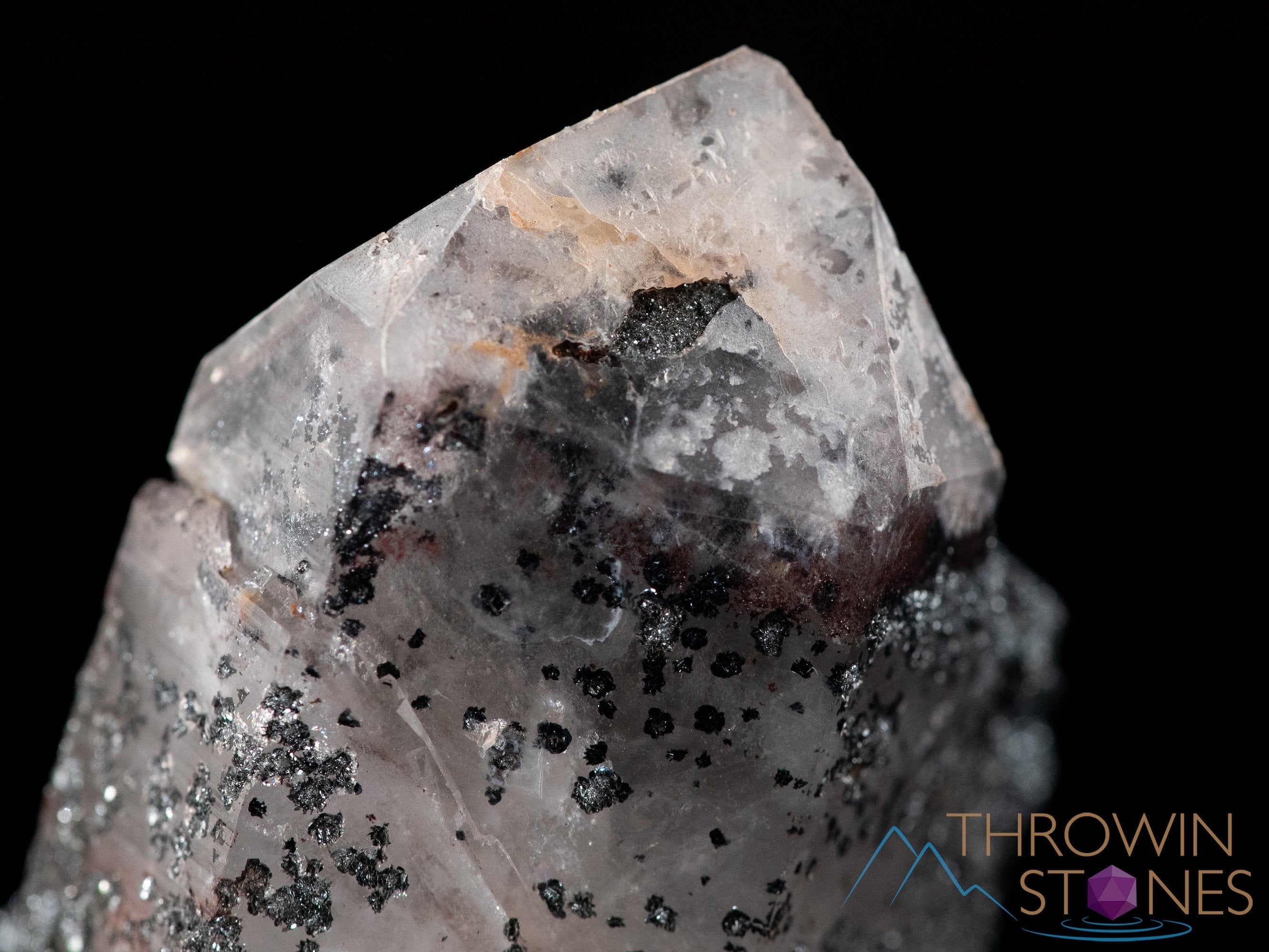Natural MESSINA QUARTZ with HEMATITE Raw Crystal - Healing Stone for Home Decor, Housewarming Gift, Meditation & Energy Work (39213) - Perfect for Spiritual Healing, Office Desk Decor & Crystal Collection