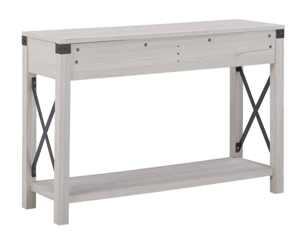 Bayflynn Sofa Table T172 4 - Modern Side Table with Storage Shelf for Living Room, Bedroom, Office - Perfect for Holding Drinks, Books, and Decor