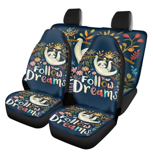 Sloth Floral Follow Your Dream