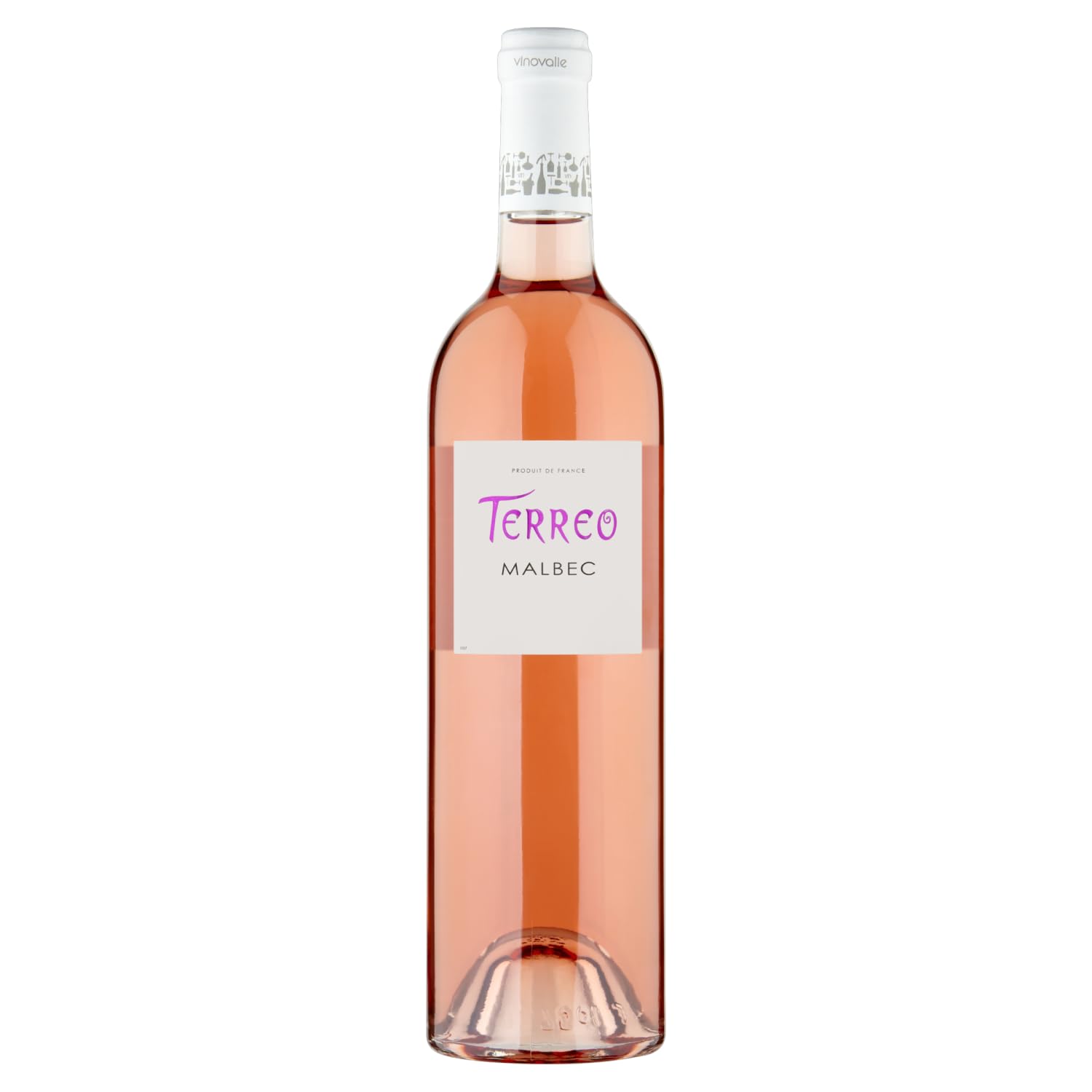 Premium Terreo Malbec Rosé French Wine - Exotic Lychee & Grapefruit Flavors | Perfect for Romantic Dinners, Summer Parties & Wine Gift Giving