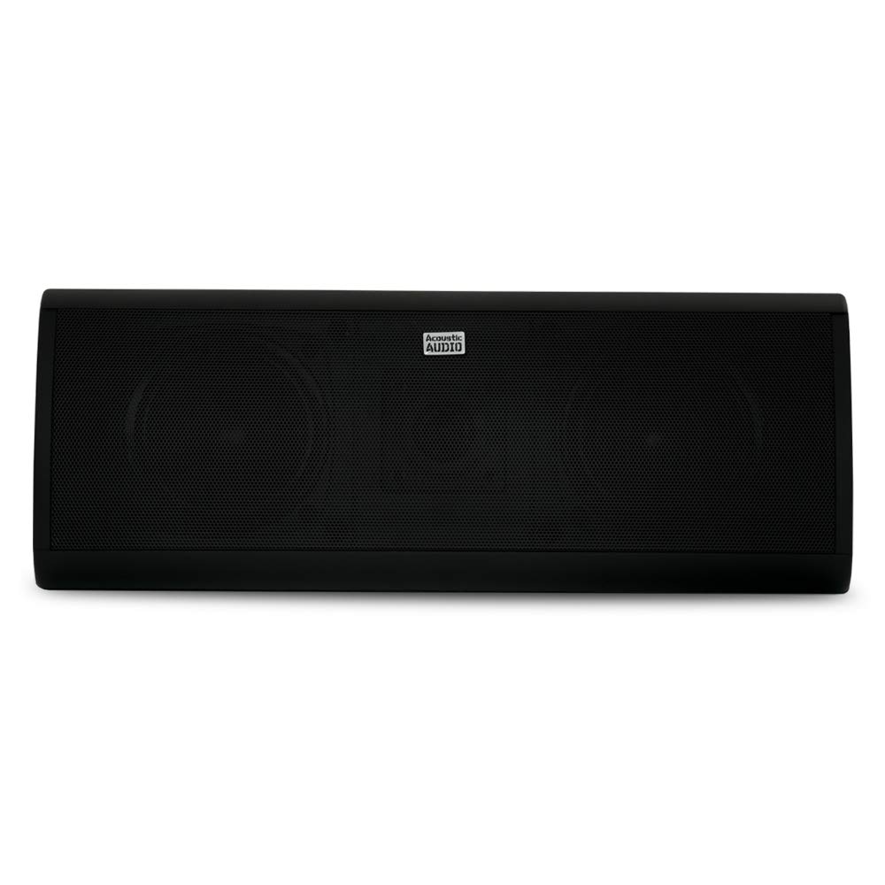 Acoustic Audio AA40CB 3500W 3-Way Bookshelf Speakers - 7-Piece Indoor Home Theater System (Black) | Perfect for Living Room, Home Theater & Music Listening