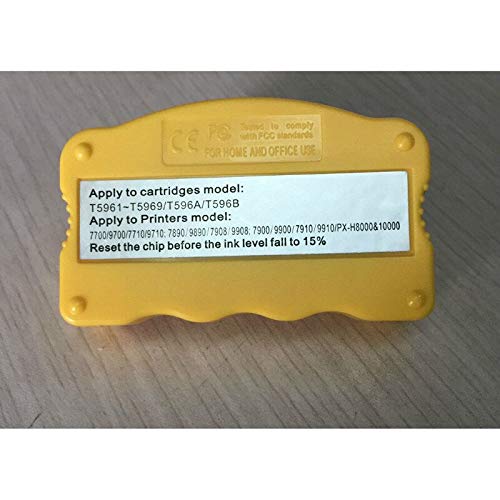 Epson Printer Cartridge Chip Resetter PRTA19587 - Compatible with Epson 7700, 9700, 7710, 9710, 7890, 9890, 9908, 7900, 9900, 7910, 9910, PX-H8000 & 10000 - Essential Replacement Parts for Office & Home Printing Solutions