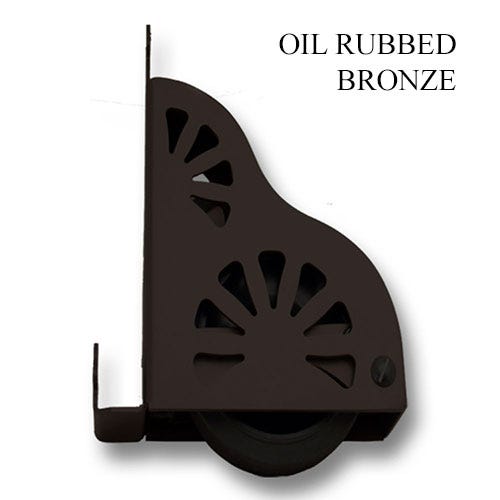 Sunburst Bottom Wheel Assembly with Brake - Heavy Duty Caster Wheels for Furniture, Carts & Industrial Equipment | Smooth Rolling & Secure Braking System