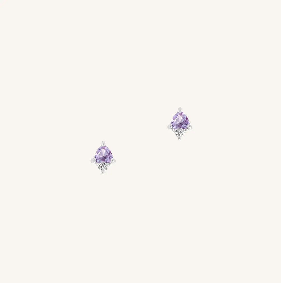 June Birthstone Stud Earrings - Genuine Pearl & Alexandrite Earrings for Women - Perfect Gift for June Birthdays, Anniversaries & Special Occasions - Elegant Jewelry for Daily Wear, Parties & Formal Events