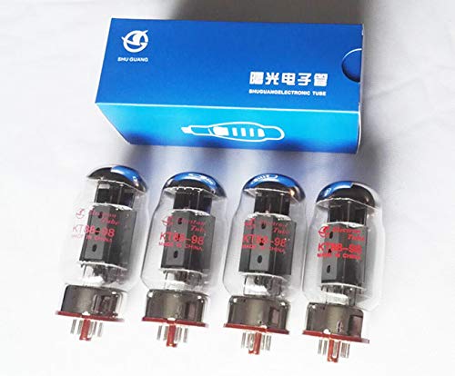 4Pcs Matched Quad Shuguang KT88-98 Vacuum Tubes - Premium Replacement for KT88 Tubes - Perfect for DIY Audio Amplifiers & Hi-Fi Tube Amp Upgrades