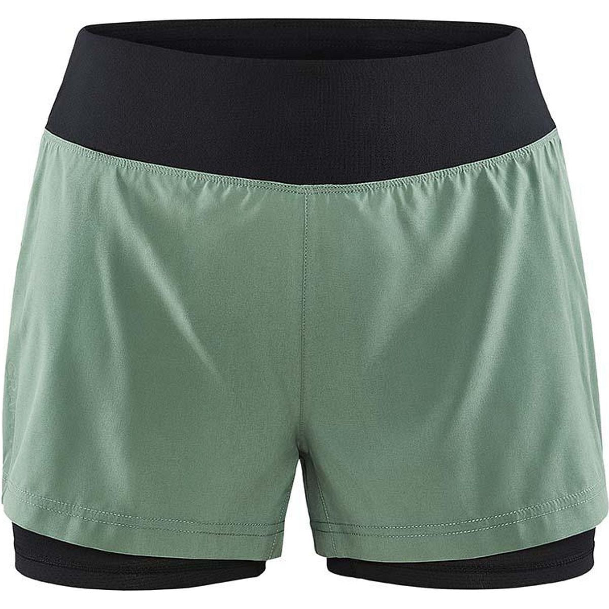 Women's ADV Essence 2-in-1 Running Shorts with Built-in Liner - Swale Color - Perfect for Gym Workouts, Jogging & Outdoor Activities