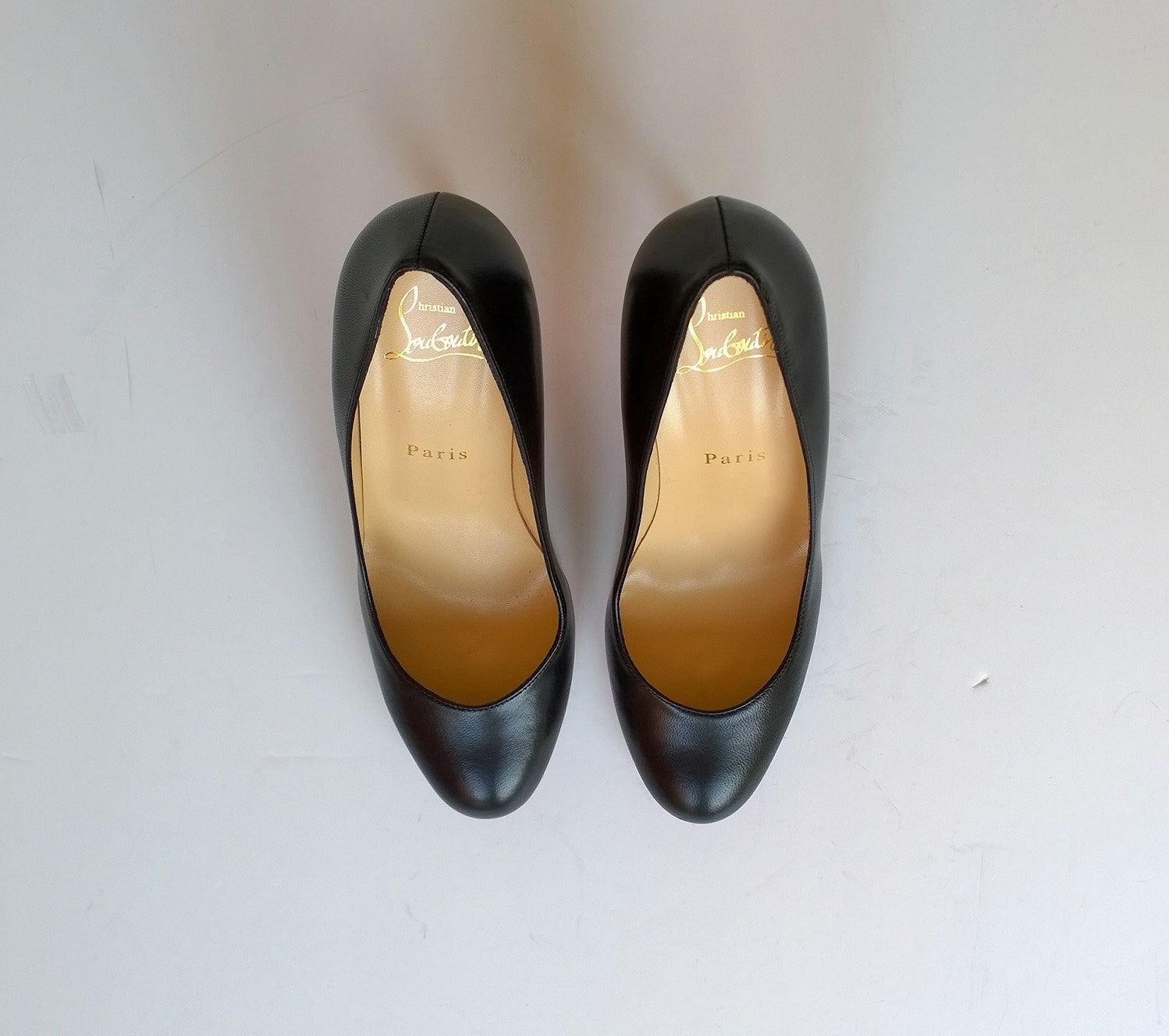 Christian Louboutin Simple 85 Black Nappa Leather Pumps - Women's Luxury High Heels for Parties, Weddings & Evening Events