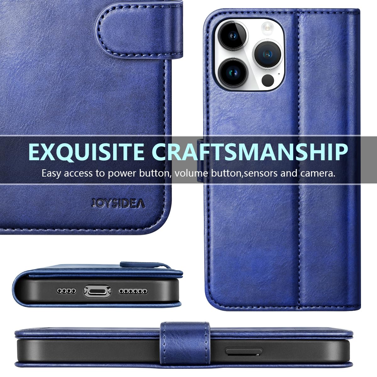 Premium Leather Wallet Case for iPhone 13 Pro (6.1