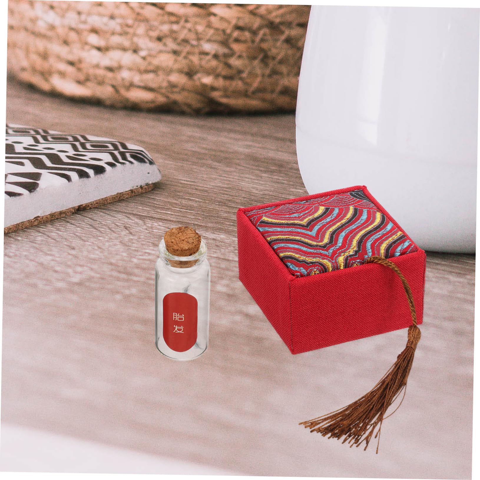 Alipis Baby Keepsake Box - DIY Fetal Hair, Umbilical Cord & Tooth Saver Necklace Holder - First Tooth Memory Case for Toddlers - Perfect for Baby Shower Gifts and Milestone Preservation