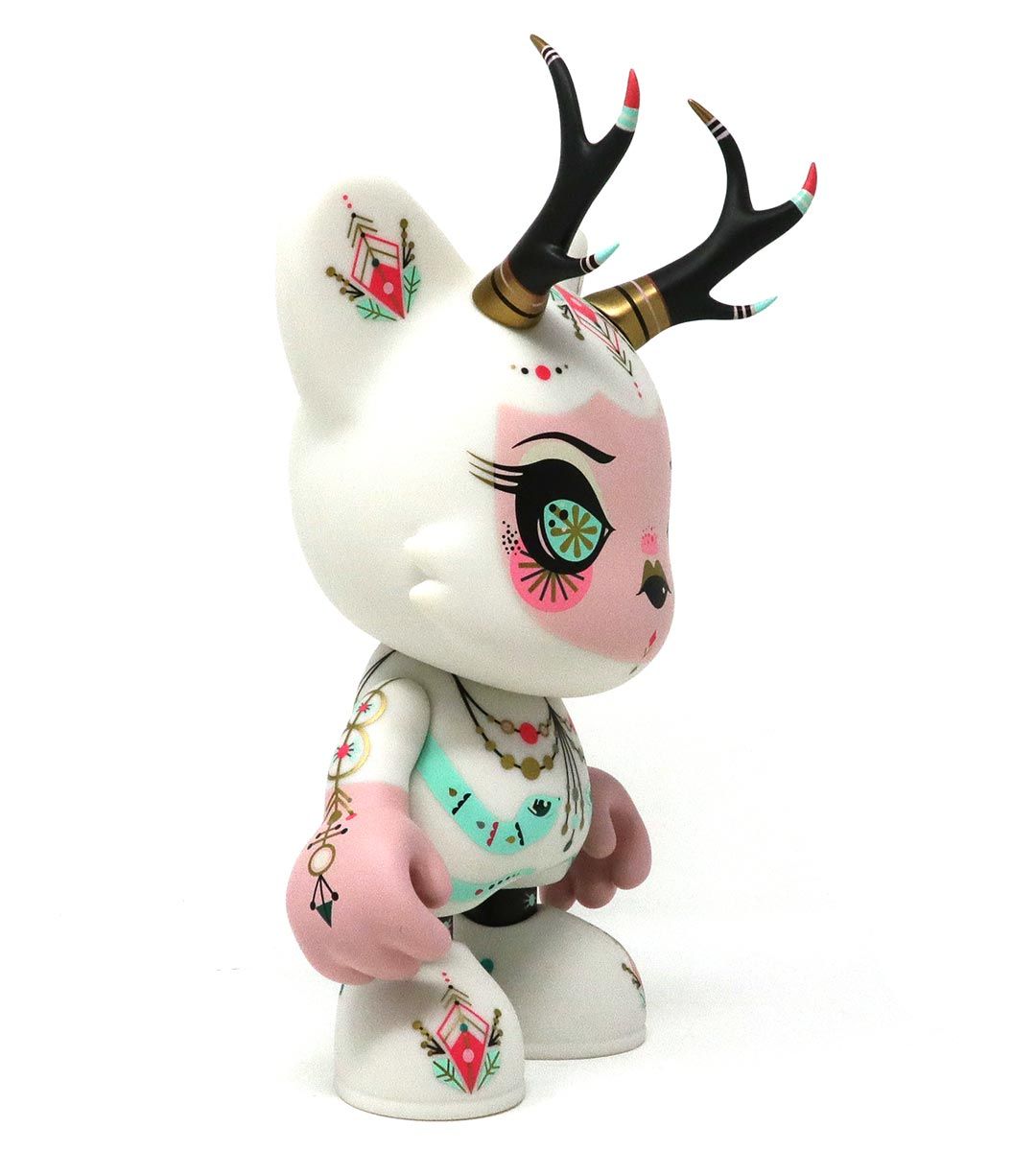Frostbite Fauna Superjanky by Julie West - Whimsical Handmade Ceramic Sculpture for Home Decor & Gift Giving