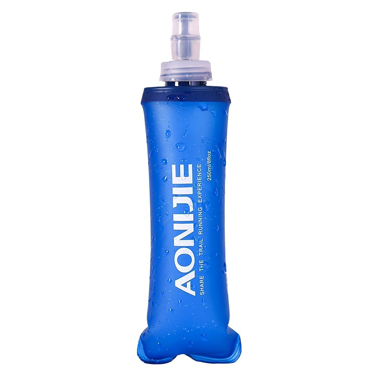 AONIJIE 2 Pack 500ml Collapsible Water Bottle for Running Hiking Cycling - Portable Hydration for Outdoor Sports