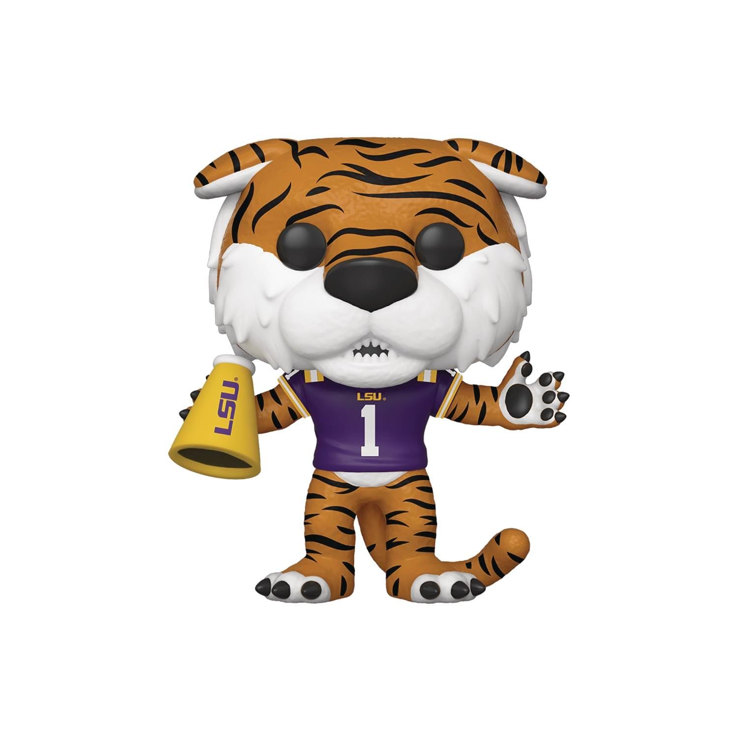LSU Mike The Tiger Vinyl Figure - Official LSU Mascot Collectible for Fans, Home & Office Decor, Game Day Display, and Tiger Lovers Gift