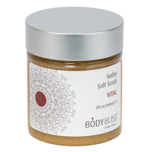 Vital Salt Scrub - Exfoliating Body Scrub with Natural Minerals for Smooth Skin | Spa Quality Skincare for Home Use & Relaxation