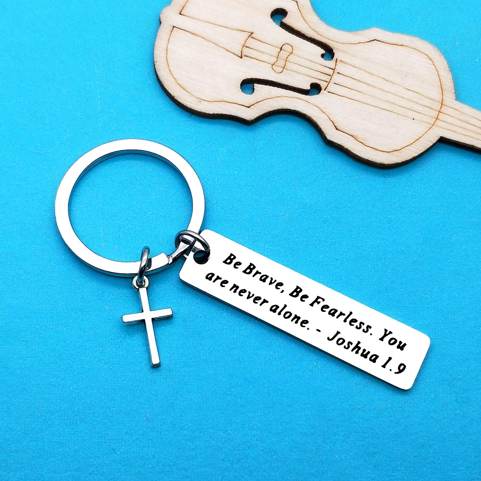 Xiahuyu Christian Keychain - Bible Verse Baptism & Communion Gift - Inspirational Religious Gifts for Women & Men - Perfect for Church Events, Baptism Celebrations & Daily Faith Reminders