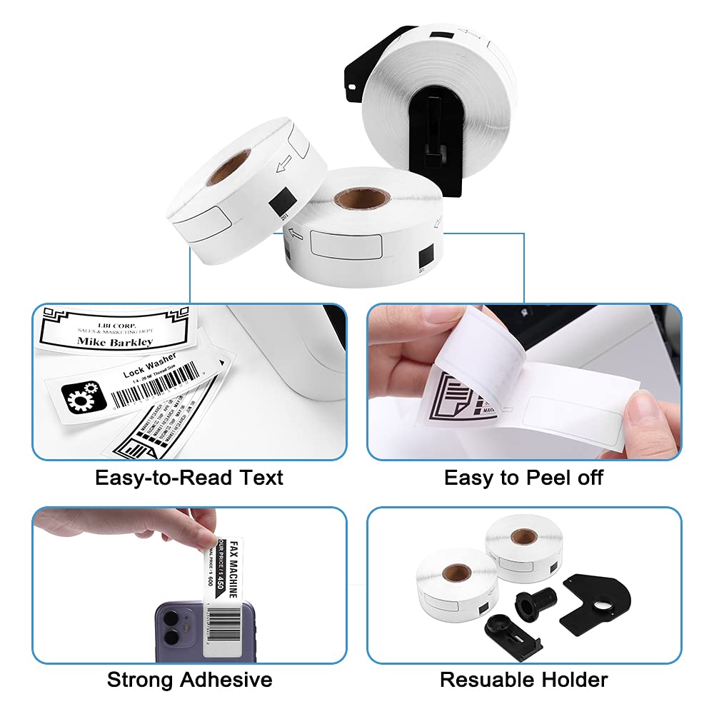 DK-1201 12 Rolls & DK-1241 4 Rolls Toilet Paper Bulk Pack - Soft & Strong Bath Tissue for Home, Office & Commercial Use