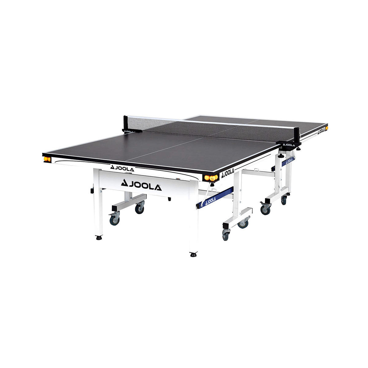 JOOLA Rapid Play 250 Indoor/Outdoor Table Tennis Table - 25mm Thick Top for Professional & Recreational Play - Perfect for Home, Gym, Office & Backyard Games