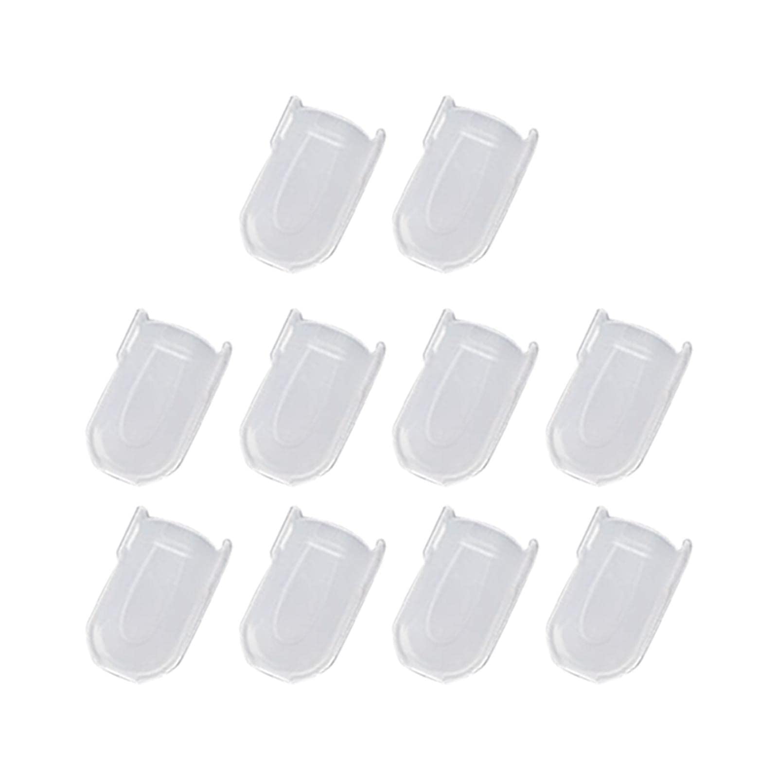 Perfeclan 10 Pack Reusable Nail Polish Remover Clips - Professional Nail Degreaser & Cleaner for Toenails, Fingernails & False Nails - DIY Manicure & Pedicure Accessories - Perfect for At-Home Nail Care & Salon Use