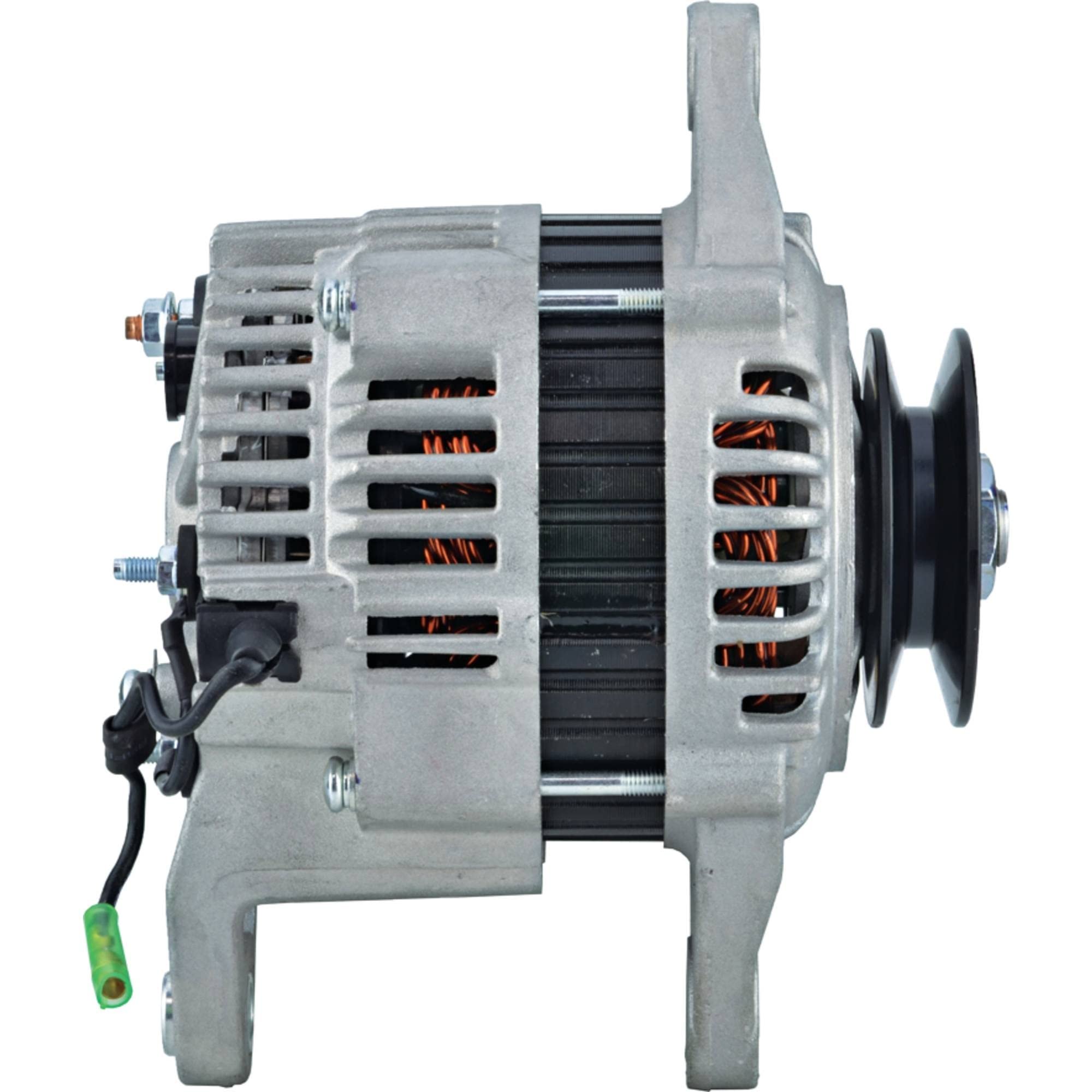 New Alternator for 2-Cylinder Diesel YANMAR 2YM15 Engine (04-On Models) - LRA03783, 128271-77200 - 60Amp 12V Internal Fan & Regulator - CW Rotation - Perfect for Marine, Agricultural & Industrial Equipment